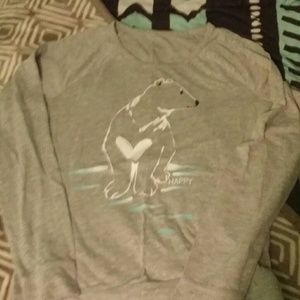 Justice Polar Bear Long Sleeve Pj Shirt